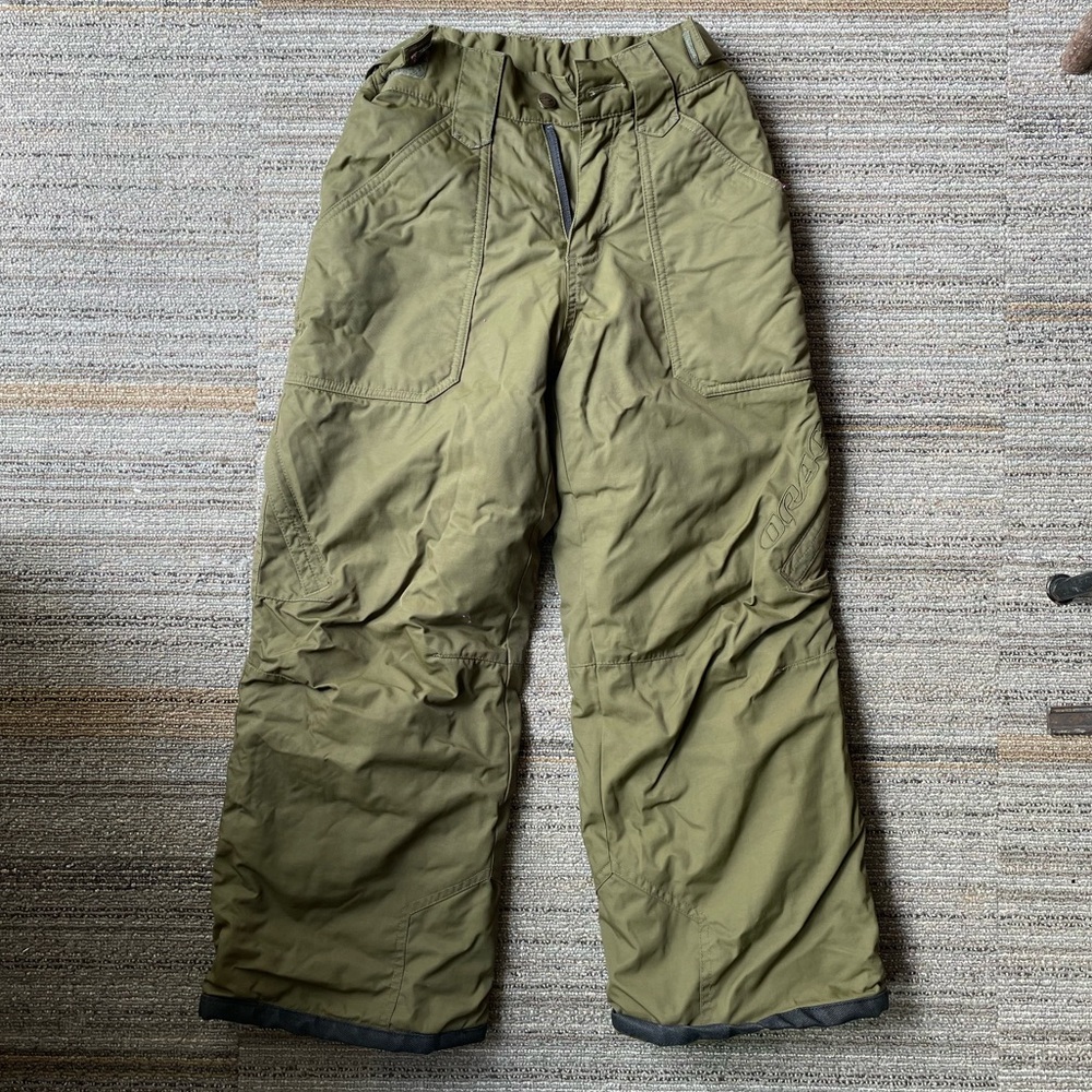 Kid’s ORAGE TALENT  Snow/Ski Insulated pant - Army Green size 7/8